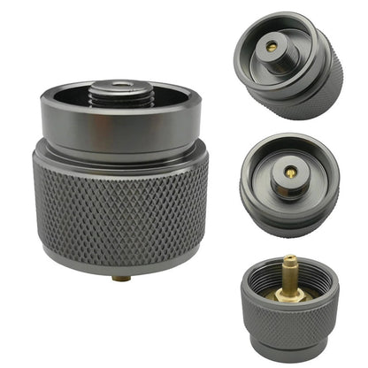 Adapter Camping Propane Small Gas Tank Adapter Input Lindal Output Stove One 1LB