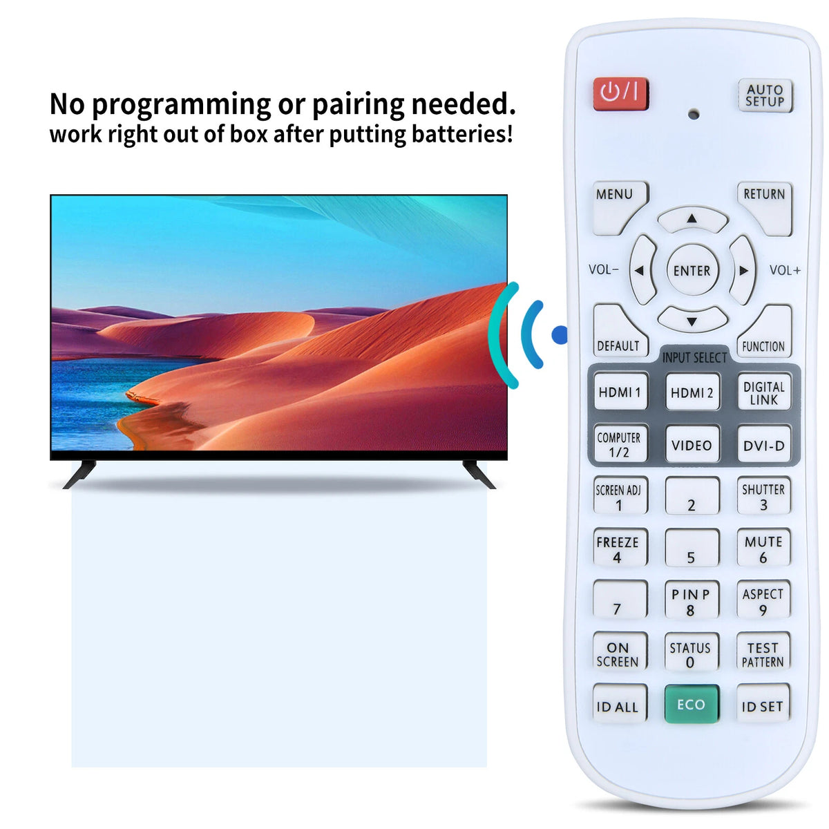 N2QAYA000123 Replacement Remote Control For Panasonic Projector