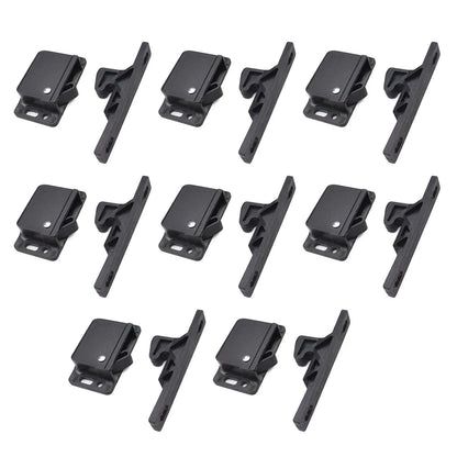 8 Pack Durable Cabinet Door Latch/RV Drawer Latches, 8 Pull Force Latch Holder