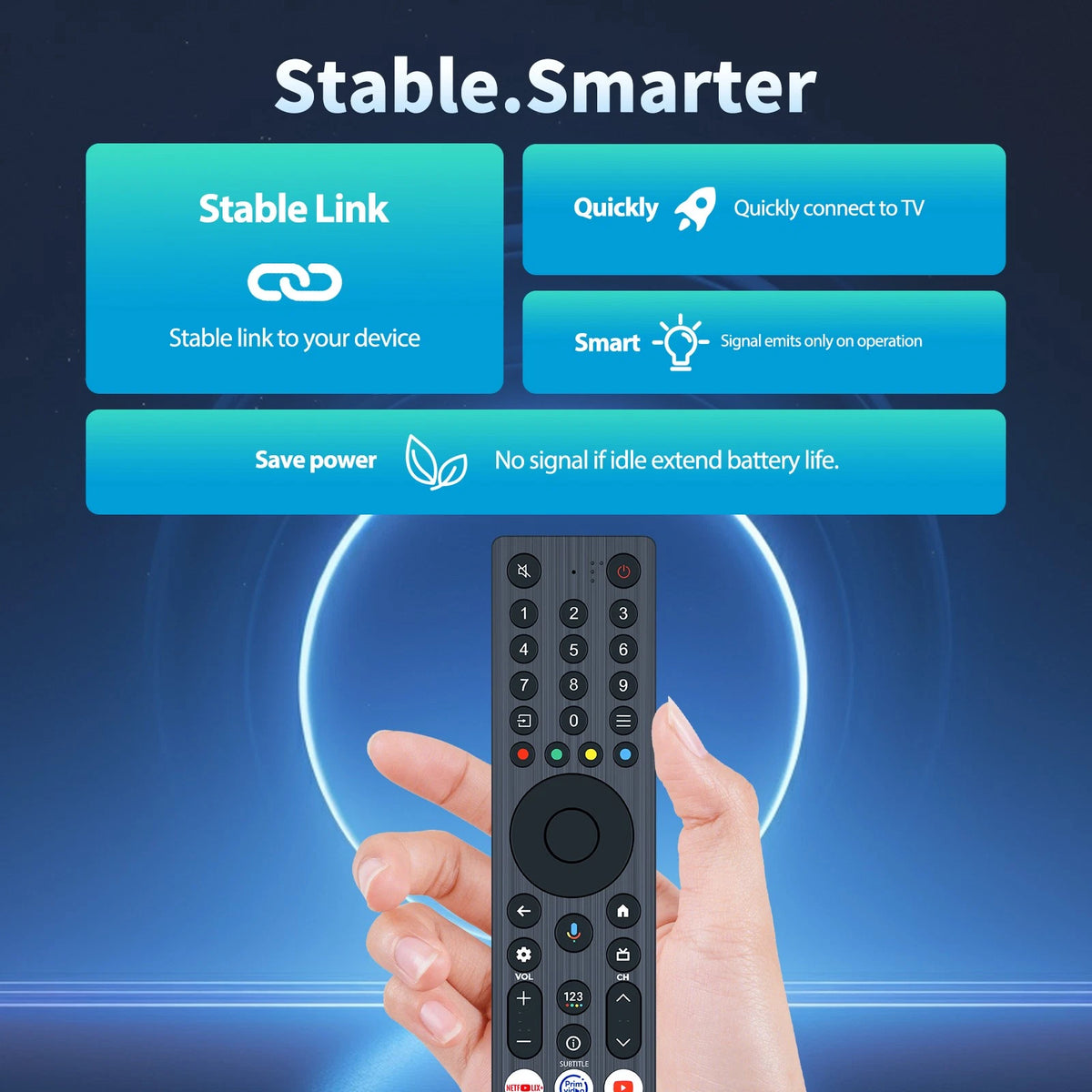 RC833A FMB1 Remote Control For TCL QD Mini-LED C71K 4K (2025) TV without Voice