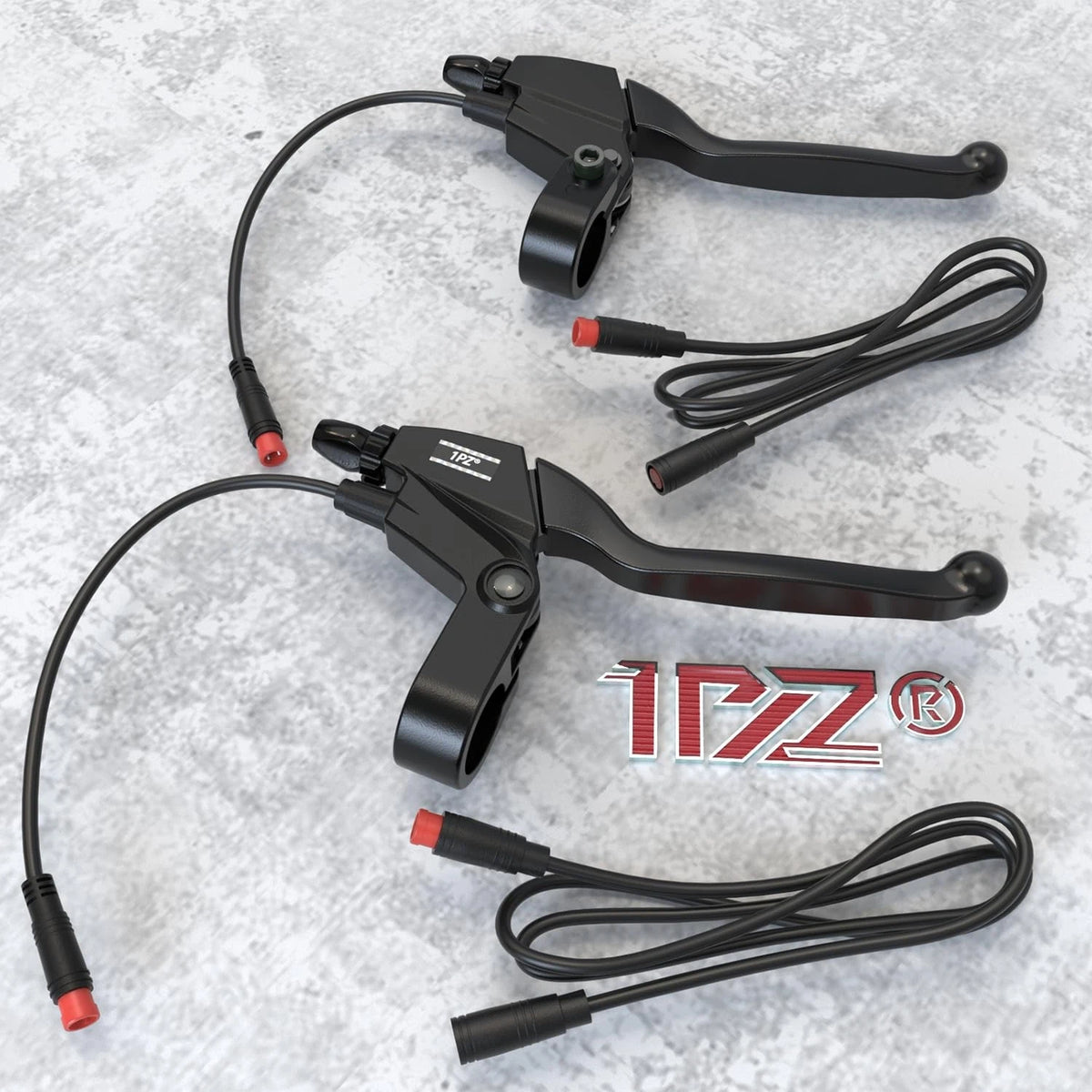 Durable Waterproof 2pin connector 2 Wires Left 7/8 inch or 22.5mm, Black