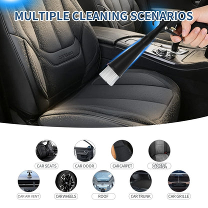 XLfacai Tornado Detailing Car Cleaning Gun with Metal Size2, Black Brush