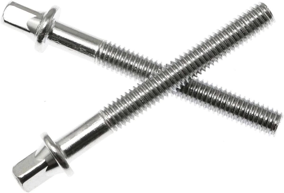 TUOREN Drum Set Hardware 12-Pack Stainless Steel Tight M6 x60mm, silver