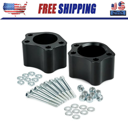 2" Ball Joint Spacer Leveling Kit For Chevrolet Silverado GMC Sierra Yukon Black