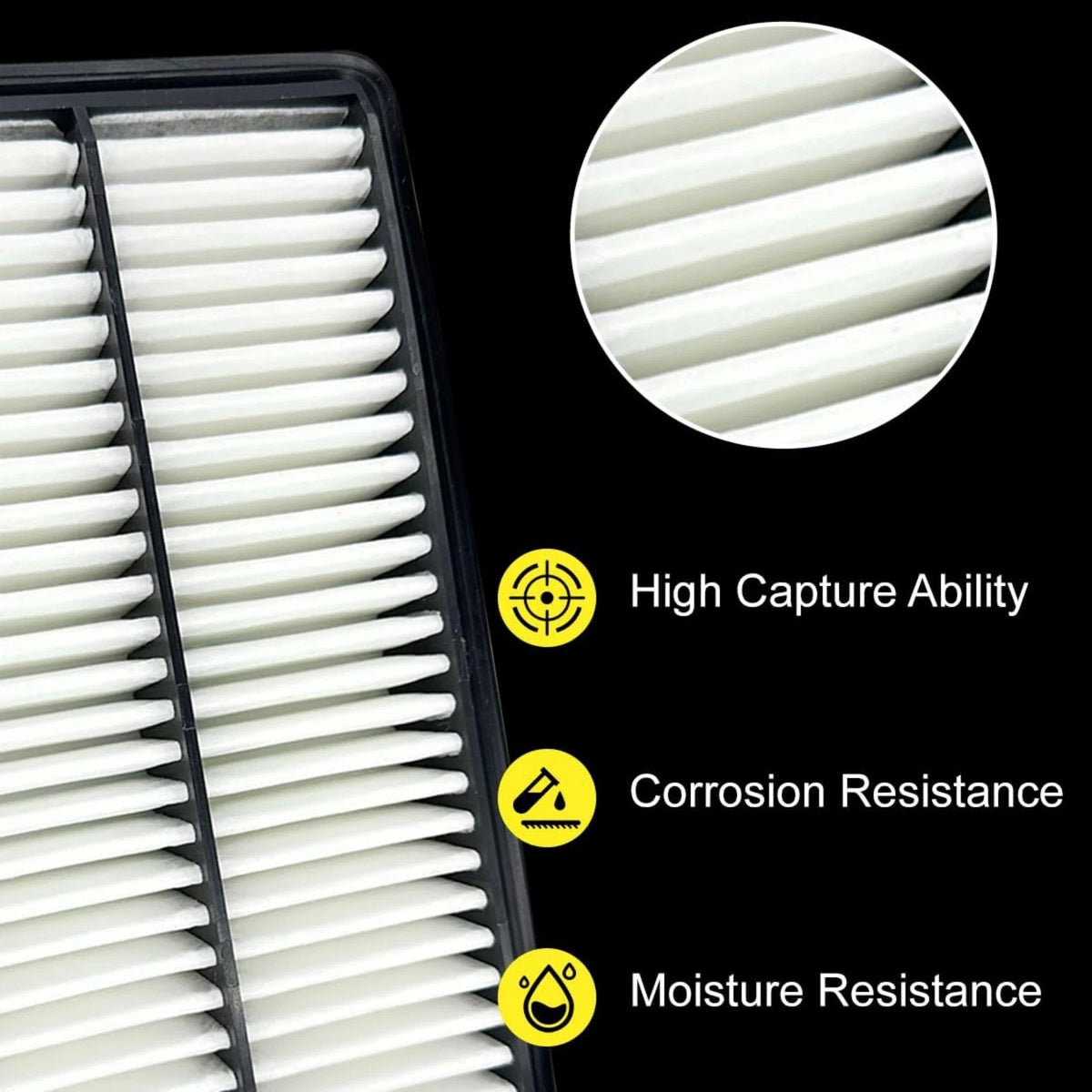 17220-RGL-A10 Engine Air Filter Smooth Run Replacement For Honda Acura MDX 07-09