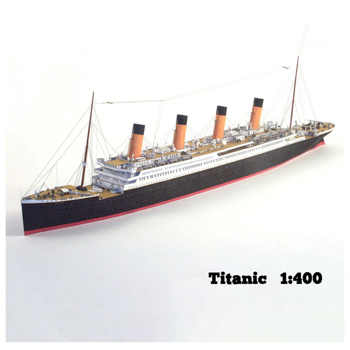 1:400 Unassembled Memorial British Titanic Cruise Paper Model Ship Model Display
