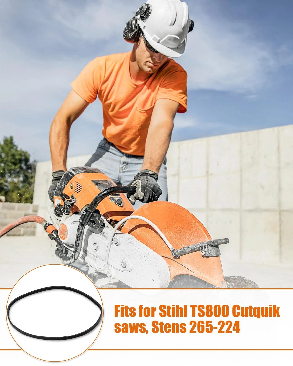 ULXIOM 9490-000-7915 Drive Belt Fit for Stihl TS800 Cutquik Saw Replace...
