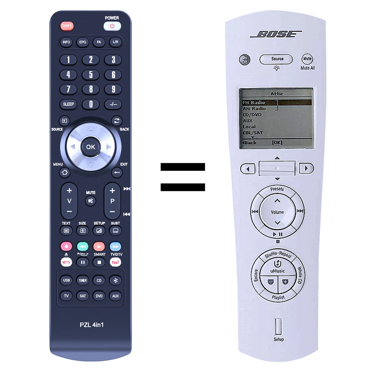 Replacement Remote Control For BOSE Lifestyle Room Mate Roommate