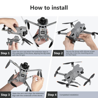 STARTRC Landing Gear for DJI Mini 5 Pro Accessories, Foldable Extended Quick...
