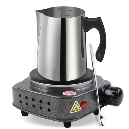 BBAXI Candle Making Pouring Pot with Electric Hot Plate hot plate, Multicolor