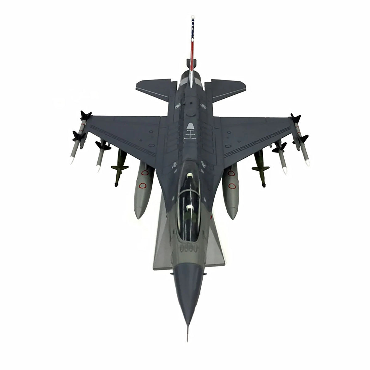 Amer Com 1/72 Singapore Air Force F-16D Fighting Falcon D Block-52 Model Display