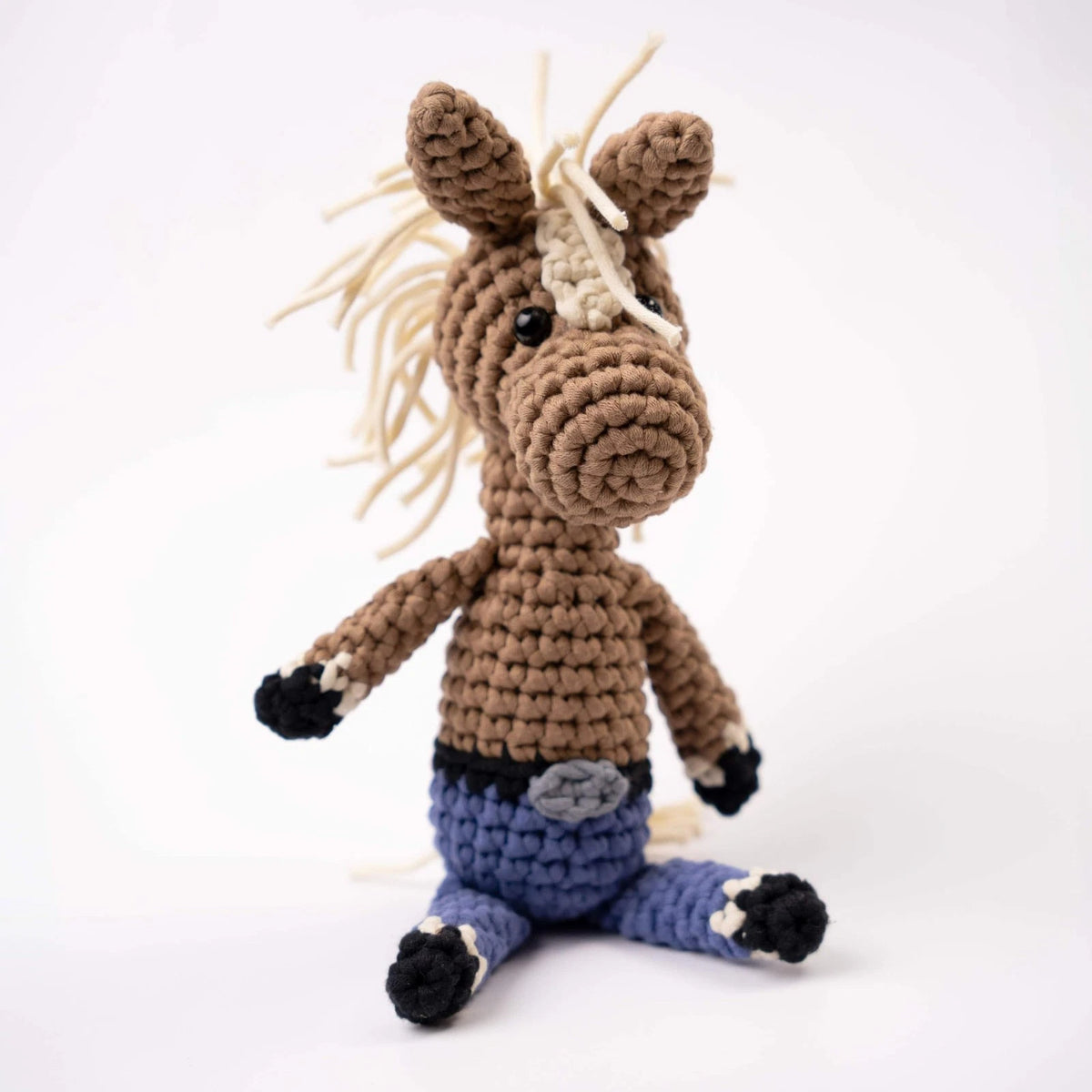 Amigurumi Crochet Kit for Beginners Adults and Kids, Small, Harvey the Horse