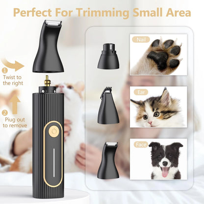 Gooad Dog Clippers for Grooming Heavy Thick Hair&Coats,Low Gold & Black