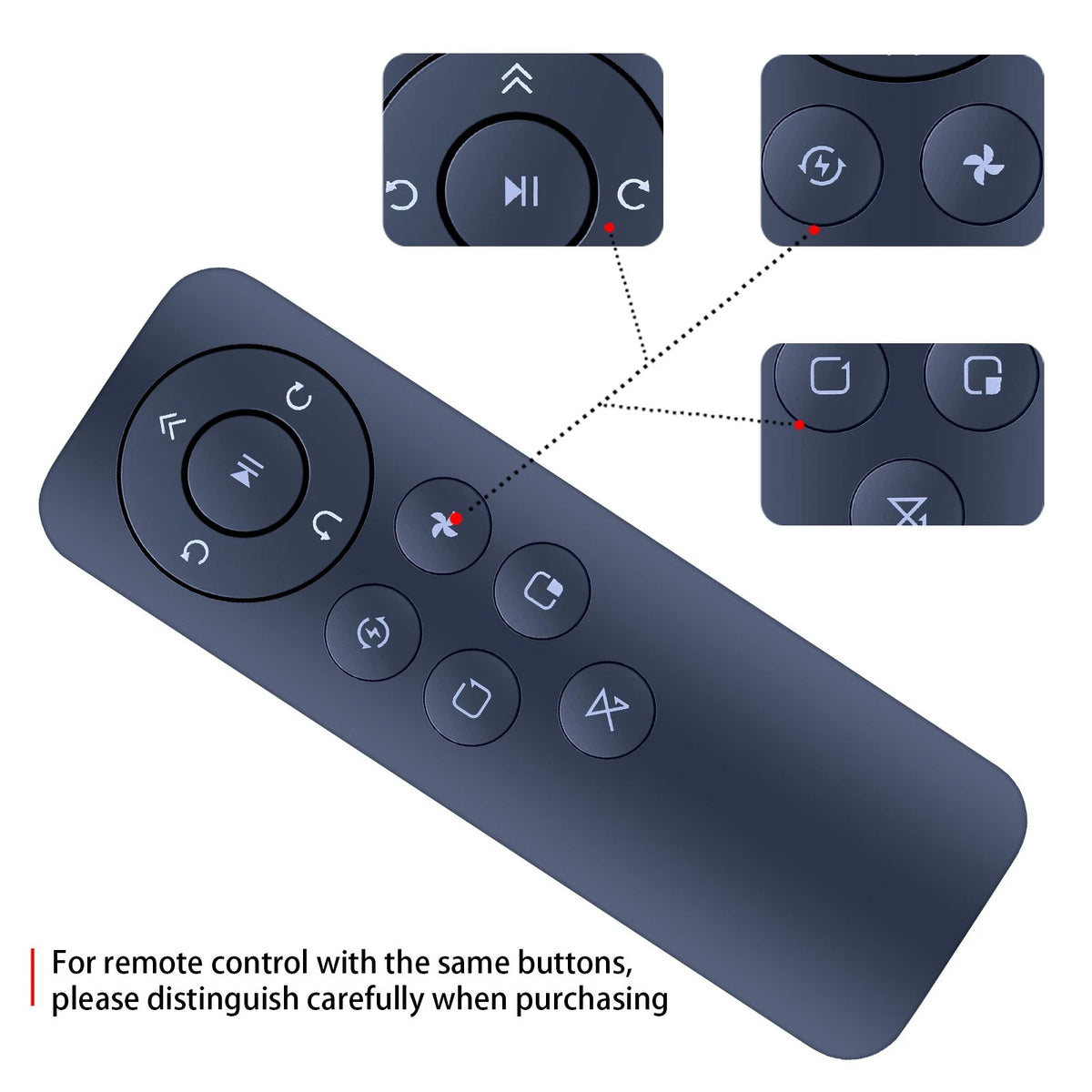 Remote Control For Lefant Robot Vacuums M210, M210B, M210P, M310, M320