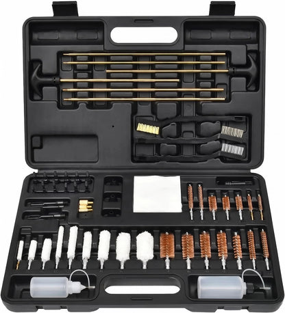 GLORYFIRE Universal Gun Cleaning Kit with Nylon Jags Set One Size, Black