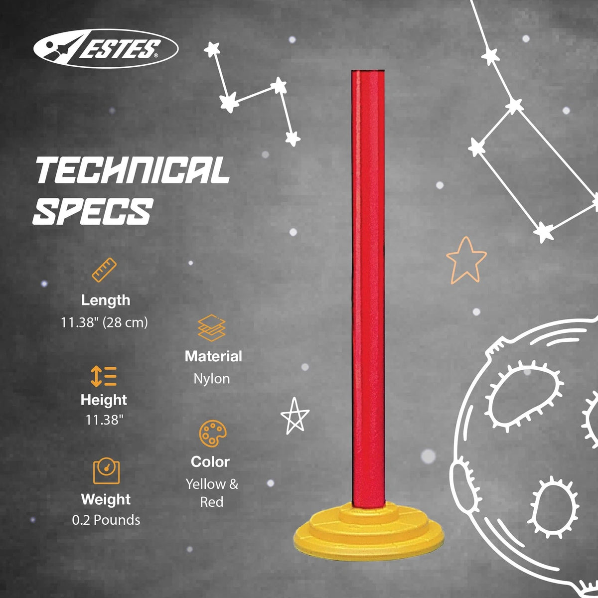 Estes 2227 Tube-Marking Guide, Flying-Rocket-Model Building Tool, Multi
