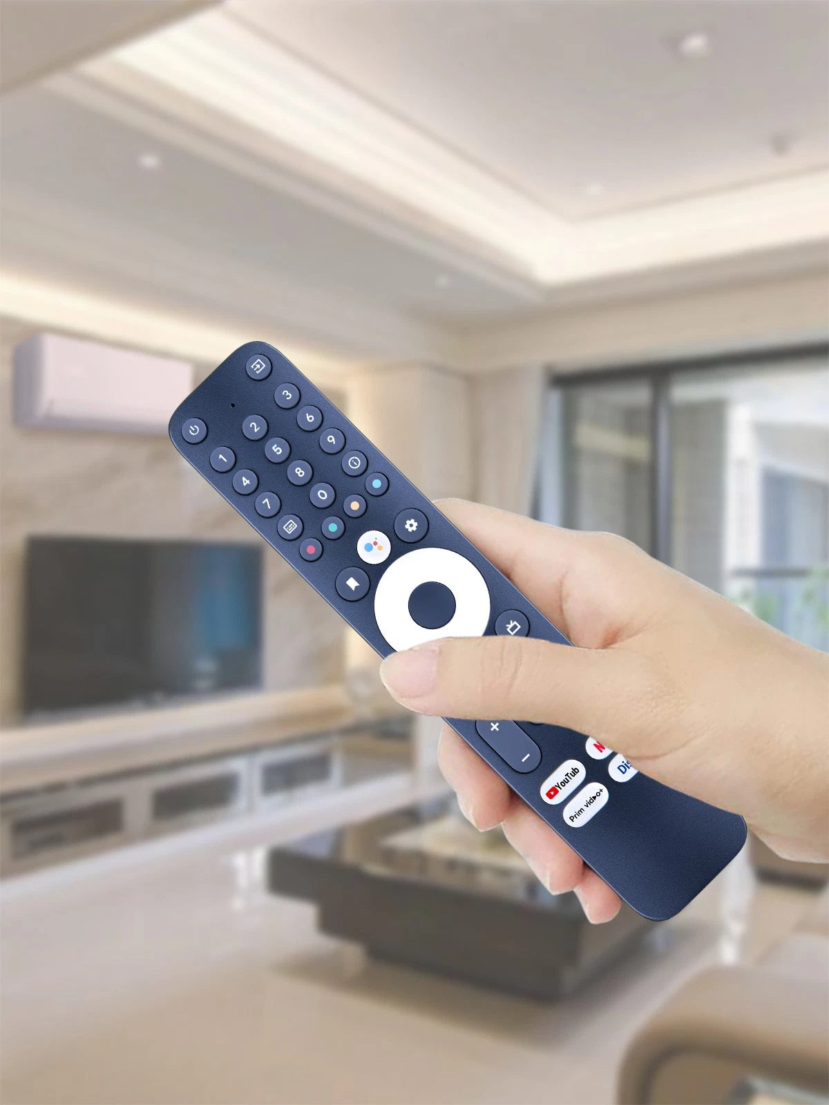 For RockTek G2 4K Android TV 11.0 Streaming Box Remote with Google Assistant