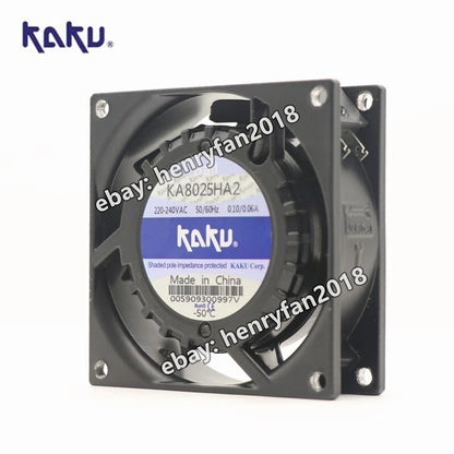 KAKU KA8025HA2 Axial fan 220/240V 0.10/0.06A 80*80*25MM Cooling fan Ball bearing
