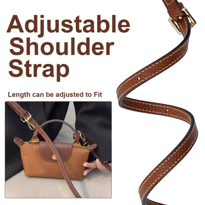 LOUKAYCCI 2 Kit Mini Bag Leather Shoulder Strap and Beige Felt with