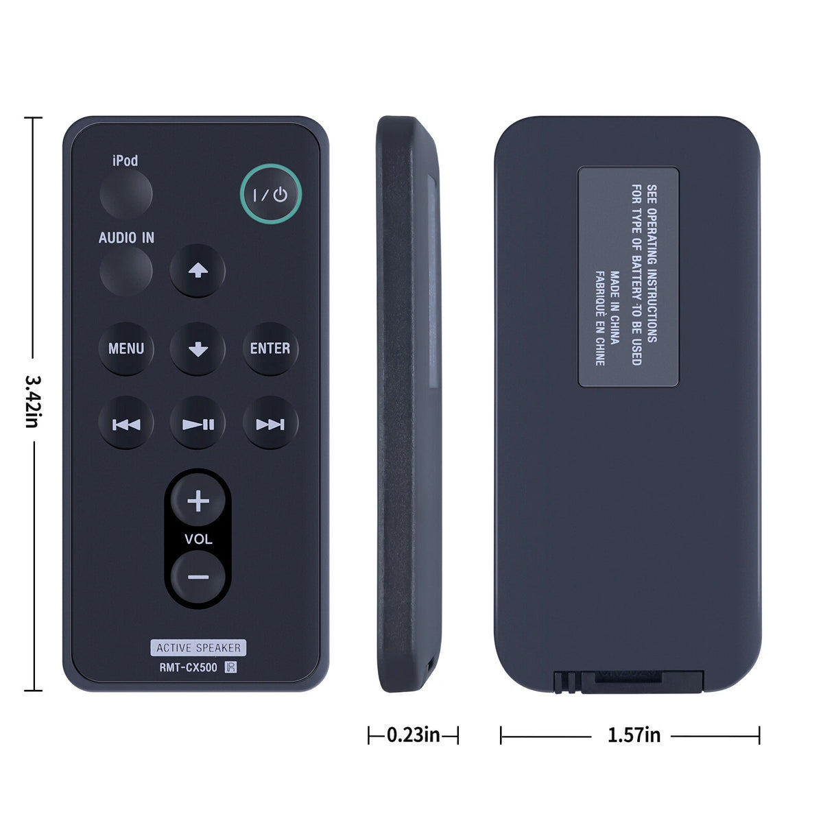 RMT-CX500 For Sony Speaker Audio Remote Control RDP-XA700iPN RDP-X500IP