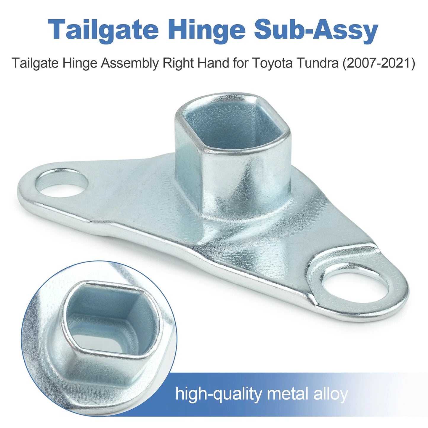 Right Side Tail Gate Male Hinge 66101-0C020 Fits Toyota Tundra 2007-2021
