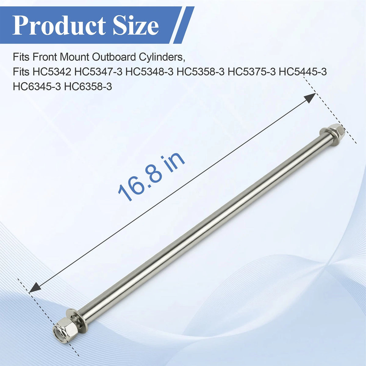 Hydraulic Steering Front Mount O/B Cylinder Support Rod HP6016