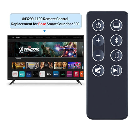 Bose 843299-1100 Remote Control For Bose Smart Soundbar 300