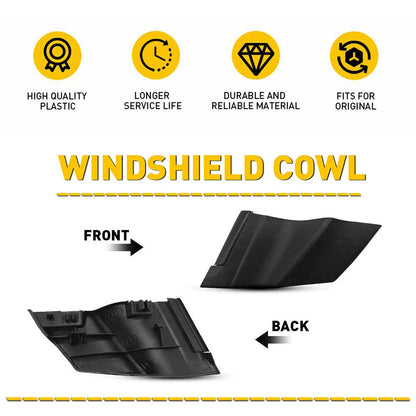For Toyota Yaris 2006-2010 2PCS Windshield Wiper Cowl Extension Trim 55084-0D010