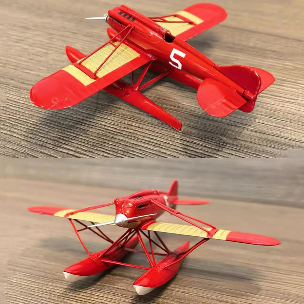 Diecast Macchi M.39 Racing Seaplane 1/72 Scale Model Aircraft with Base Stand