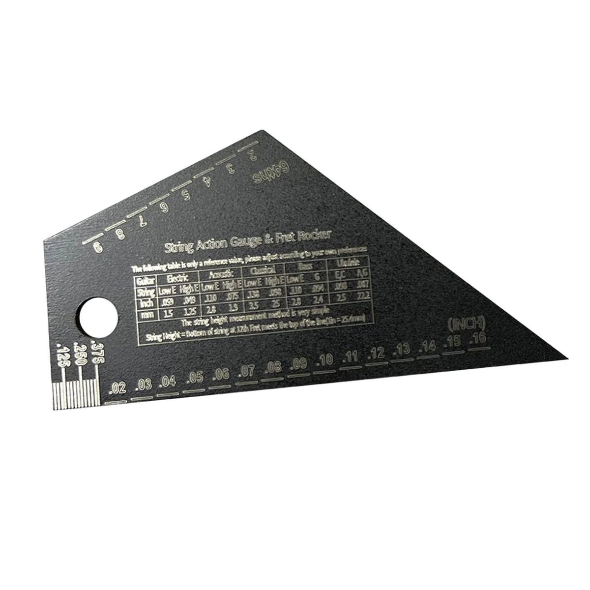 Metal Guitar Fret Rocker Leveling Luthier Tool Electric Guitar Bass Fret d