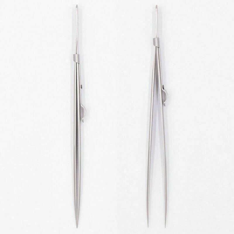 STONE TWEEZERS LOCKING JEWELRY TWEEZER SLIDE LOCK FINE TIP ELECTRONIC SLOT LOCK