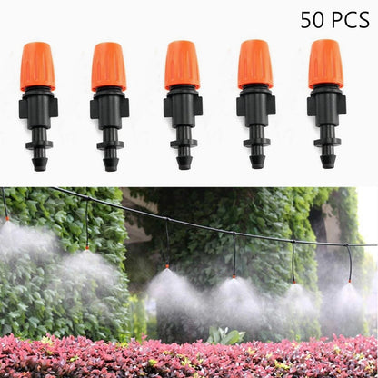 50 Pcs Drip Irrigation Spray Emitters, Adjustable 50 Pcs, Emitters