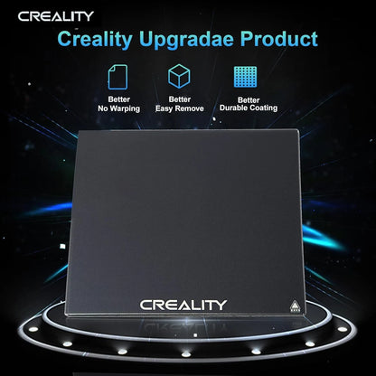 Creality Ender 3 Glass Bed Upgraded, High Hardness Durable Black