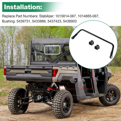 Rear Suspension Stabilizer Sway Bar for Polaris Ranger 500 2x4 2005-2008