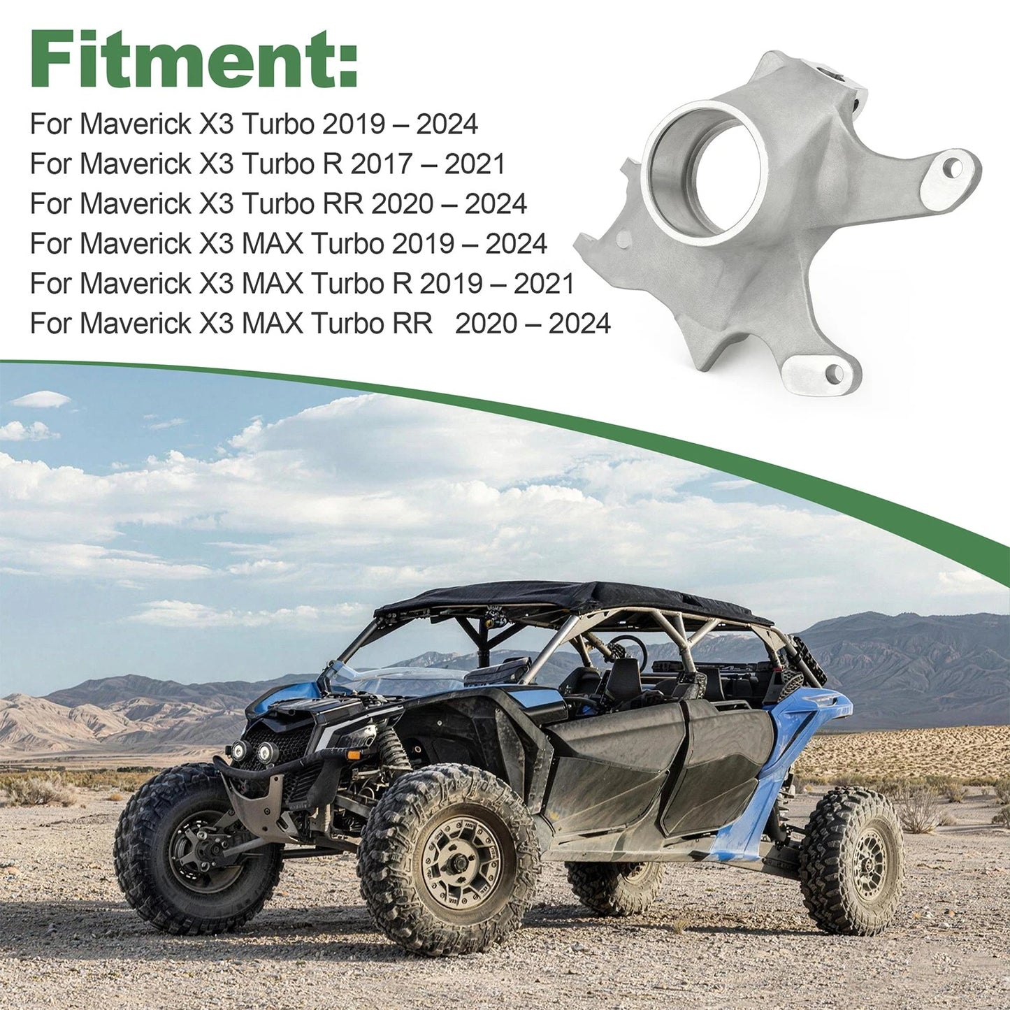 For Can-Am Maverick X3 Front Left Knuckle Spindle 706204785 Driver Side