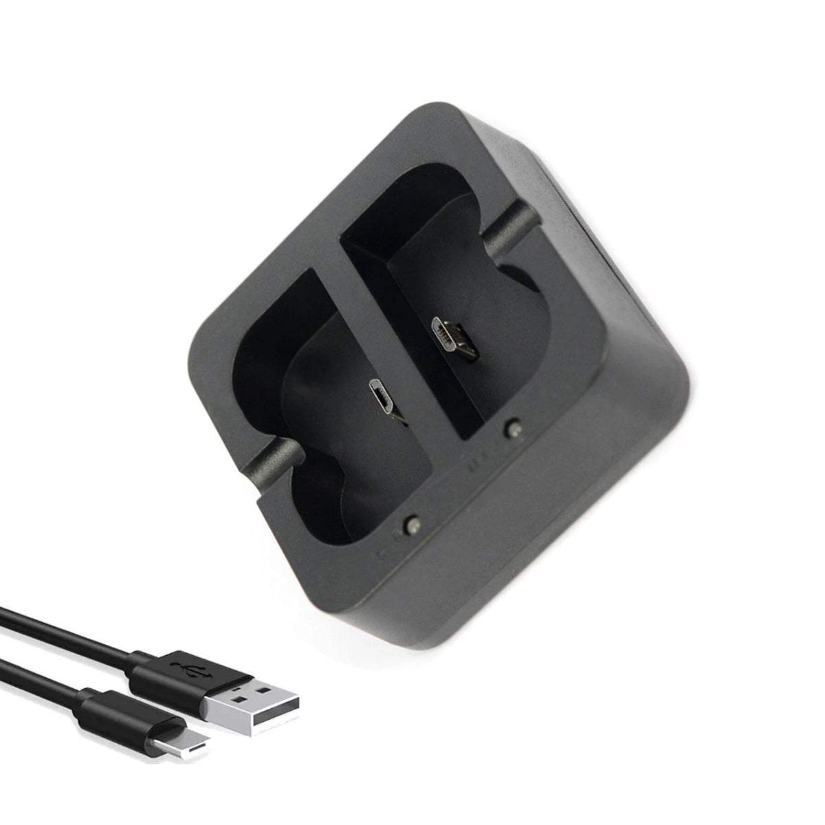 5V Dual-Port Battery Charger USB Charging Dock For Video Doorbell 2/3/3 Plus/4