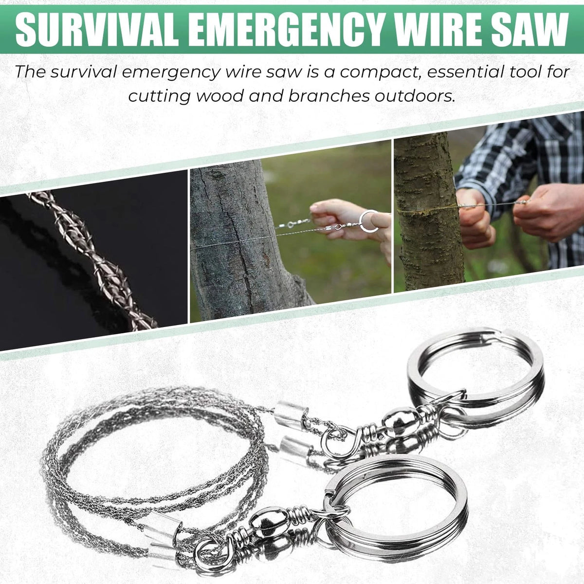 Survival Kit Emergency Supplies -67 Pcs, 14-in-1 Gear: Camo Green