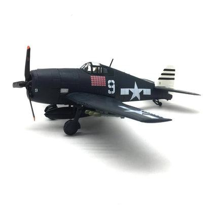 1:72 WWII U.S. F6F Hellcat Shipboard Fighter Alloy Military Aircraft Plane Model