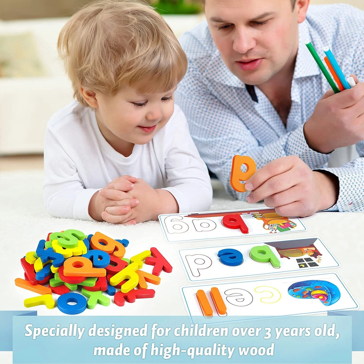 Officygnet Learning Toys for 3 4 5 6 Years Old Boys and Girls, See & Medium