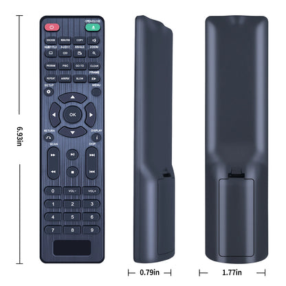Remote Control For MEGATEK DP-260M55HD Region-Free DVD Player