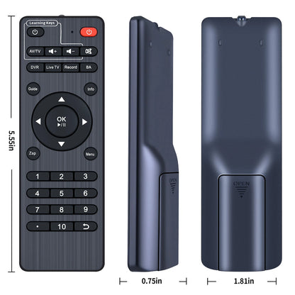 Replacement Remote Control For ZapperBox M1 ATSC 3.0 OTA Dual Tuner