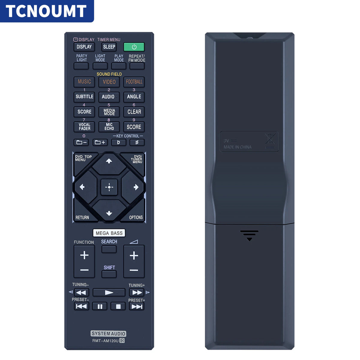 RMT-AM120U Remote Control For Sony Audio System MHC-V7D  MHC-GT3D MHC-GT5D