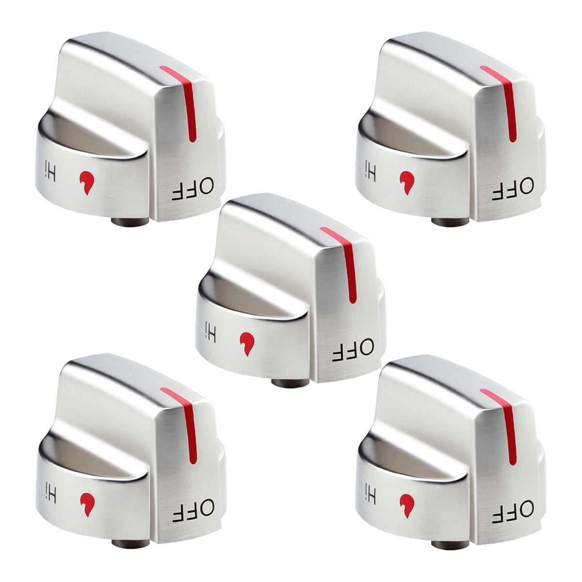 5PCS Durable Stove Control Knob Part 5304509064 For Frigidaire Oven Gas Range