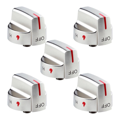 5PCS Durable Stove Control Knob Part 5304509064 For Frigidaire Oven Gas Range