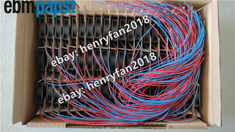 Ebmpapst 412FH Axial Fan 12VDC 67mA 0.8W 6000RPM 40*40*10mm Cooling Fan