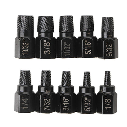 20Pcs/lot Damaged Screw Extractor Alloy Steel Damaged Screw Remover Tool Set