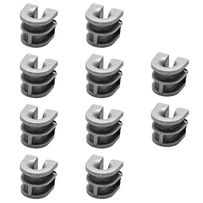 10 Pack Trimmer Head Eyelet Sleeves Fits for Stihl Stops Fraying Cast Aluminum