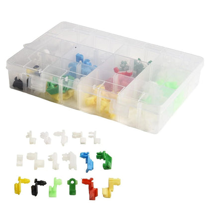 Plastic Fastener Clips for Door Lock Rods 160pc For Automotive Door Lock System