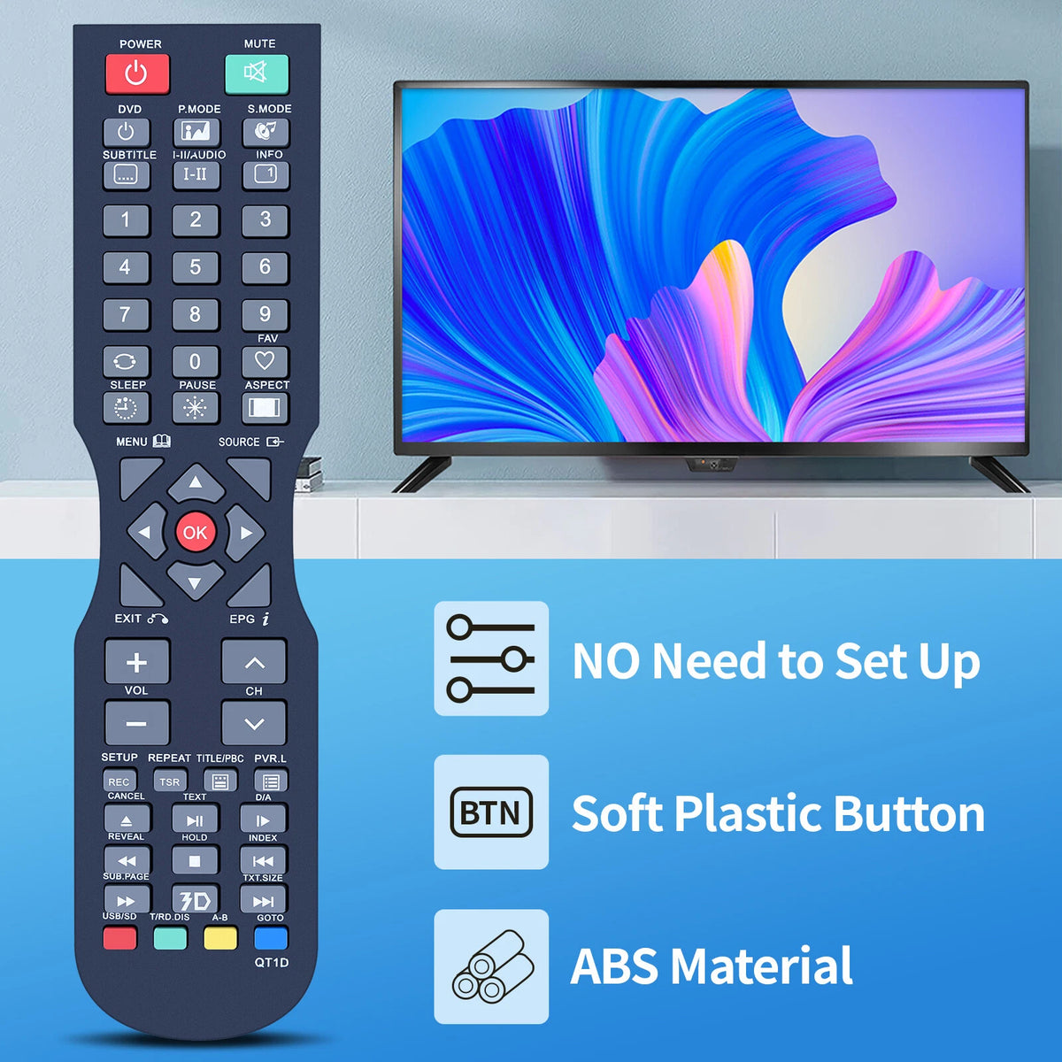 Remote Control For SONIQ TV S65UX16A-AU E24Z15B E23Z13A-AU
