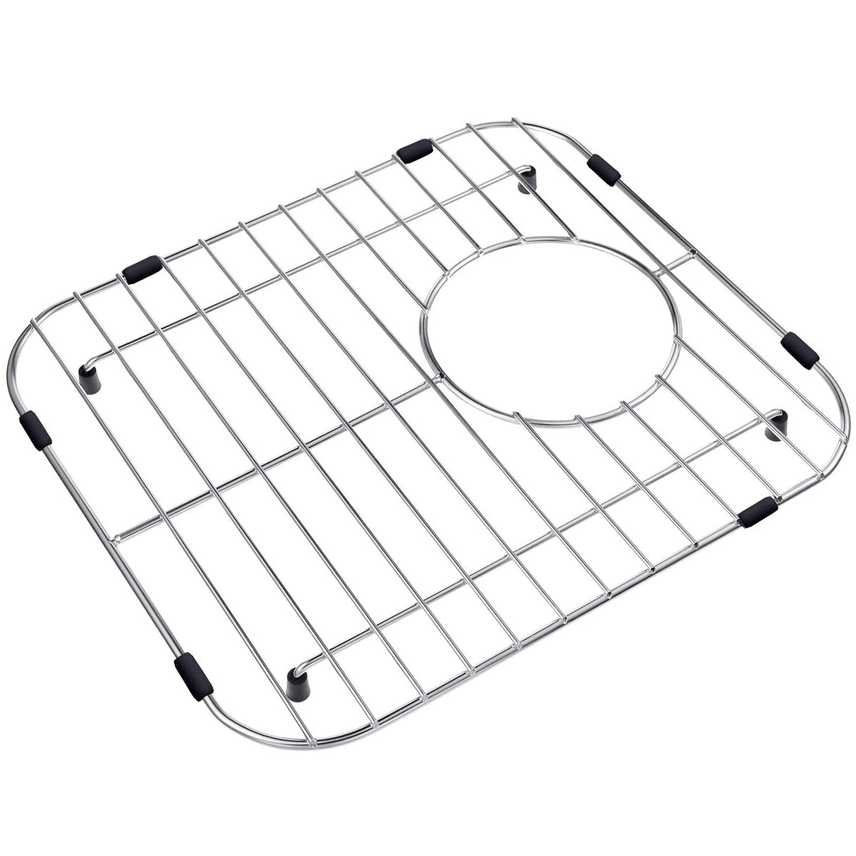 60 Pieces Rubber Feet for Grid Sink Protector Kitchen Black